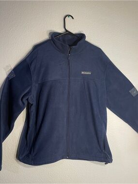Columbia Full Zip Fleece Jacket Men’s Extra Large Blue NWOT
